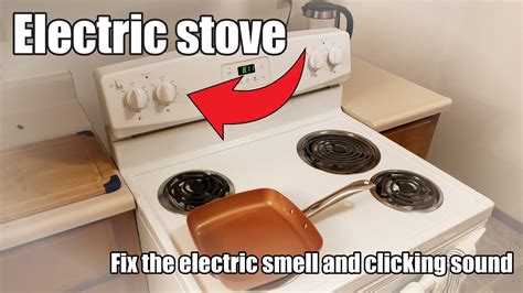 why is my gas stove making clicking noises